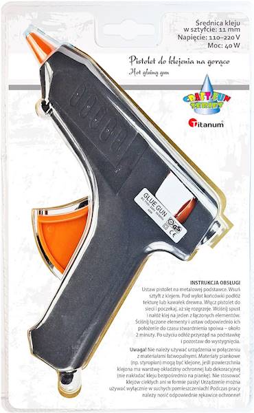 Pistolet na klej 40W Titanum