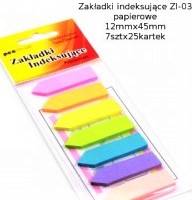 Zakładki indeks ZI-03 strzałki penword