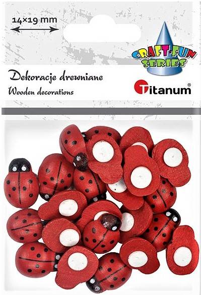 Biedronki 14mmx19mm 24szt.