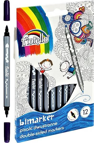 Flamastry 12k. dwustronne Fiorello