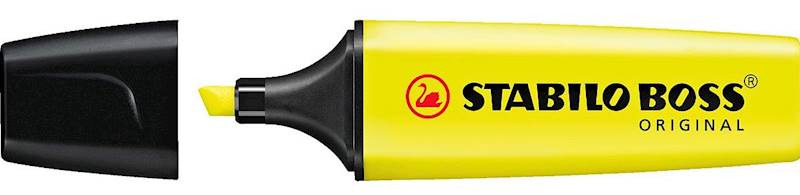 Zakreślacz Boss żółty
