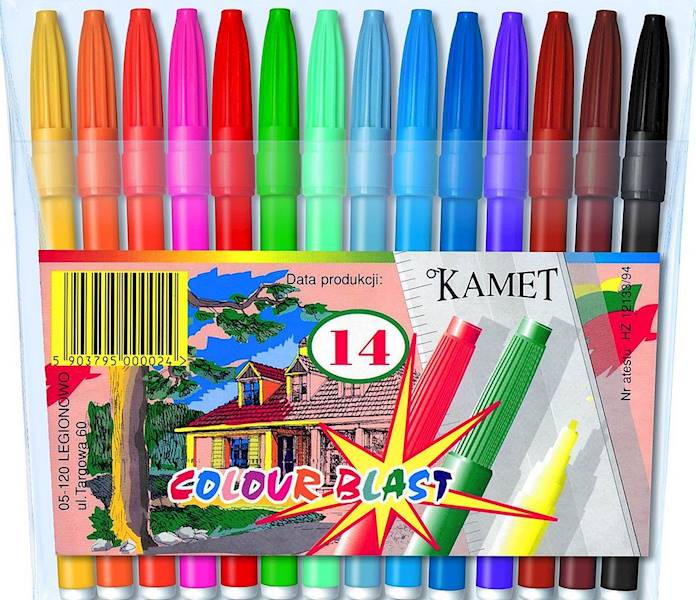 Flamastry 14k. Kamet