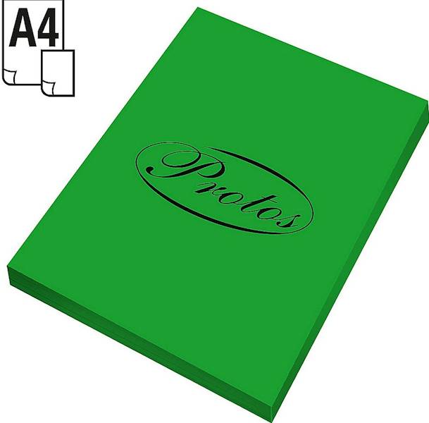 Papier ksero 100 A4 80g zielony Protos