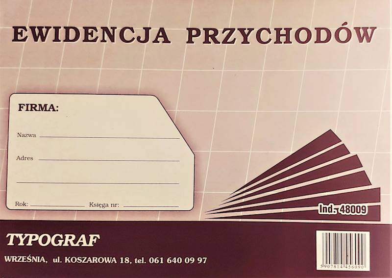 Ewidencja Przychodów A5