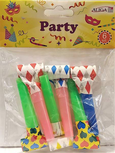 Gwizdek papierowy 6szt. Aliga PAR-8652