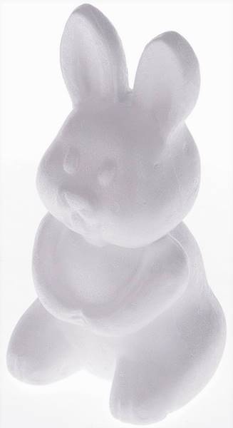 Styropianowy Zając 16 cm