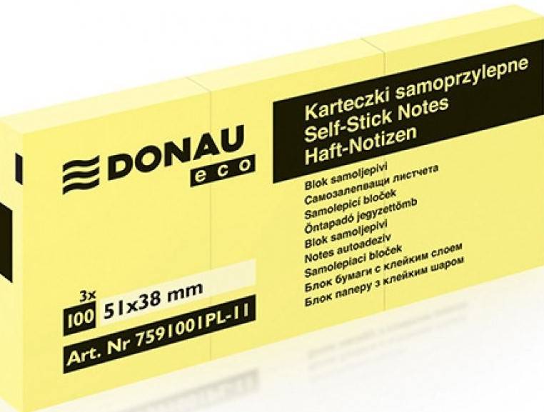 Notes Post It 38x51 3szt. Donau