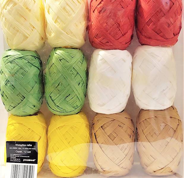 Kłębek 10m Rafia Aliga
