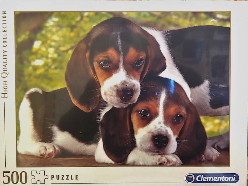 Puzzle 500 Pieski Clementoni