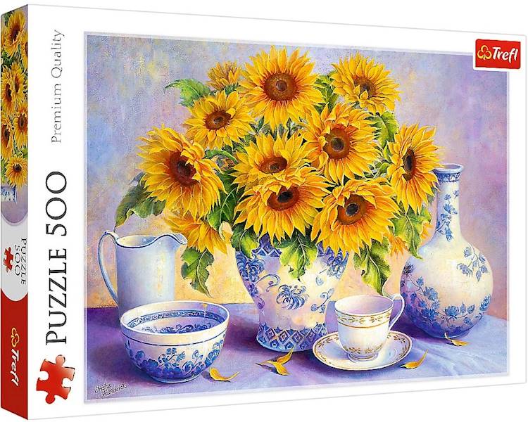 Puzzle 500 Słoneczniki Trefl