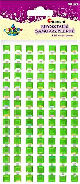 Kryształki samoprzylepne 98szt. Titanum