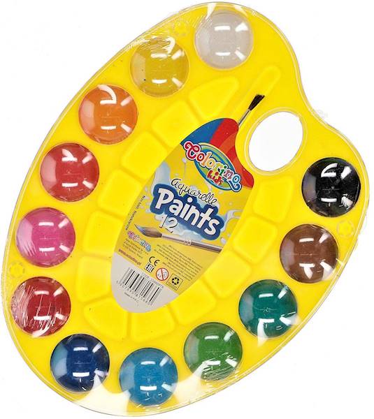 Farby akwarelowe 12k. Colorino paleta