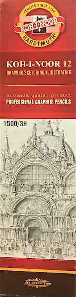 Ołówek 3H KOH-I-NOOR żółty