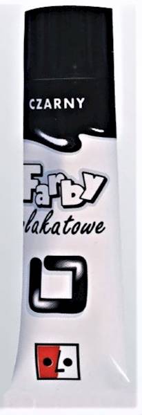 Farba plakatowa black Jedność