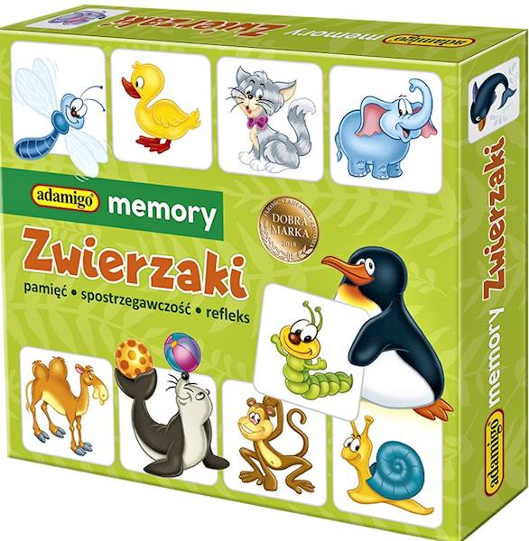 Gra Memory Zwierzaki