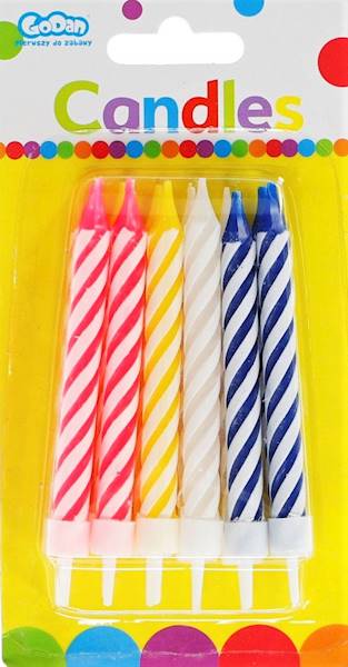 Świeczki 12k. Godan grubsze 