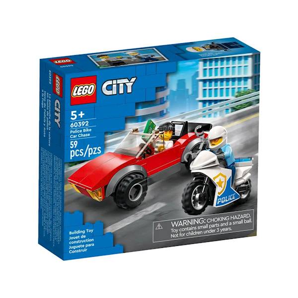 Lego City Motocykl policyjny pościg samoch. 60392