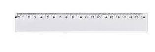 Linijka 20cm plastikowa Starpak