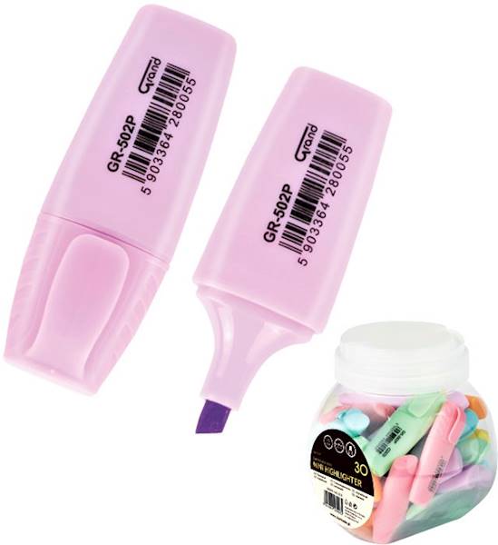 Zakreślacz Grand GR502 pastelowy