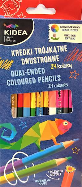 Kredki 12/24 Kidea