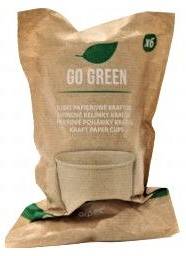 Kubek Papierowy Kraft 6szt.