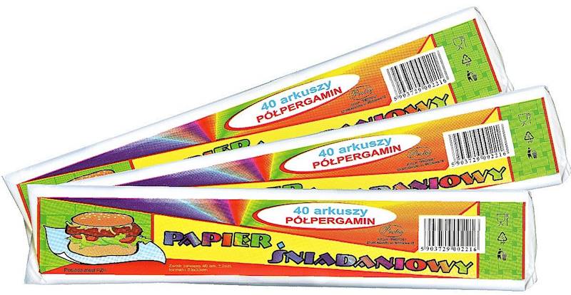 Papier śniadaniowy 40 arkuszy Protos rolka