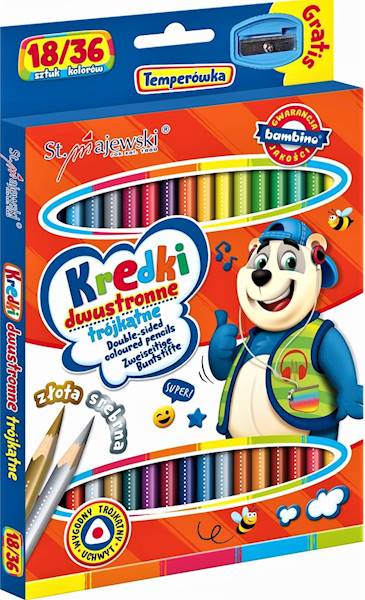 Kredki ołówkowe 18/36 Bambino