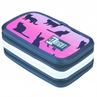 Piórnik 3z.z wyp. Night Cats ST.RIGHT