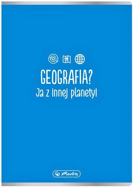 Zeszyt 60 A5 Geografia Herlitz matowy