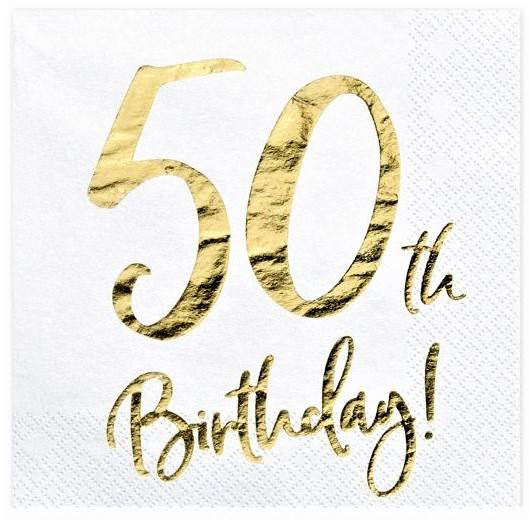 Serwetki 33cm x33cm Urodziny 