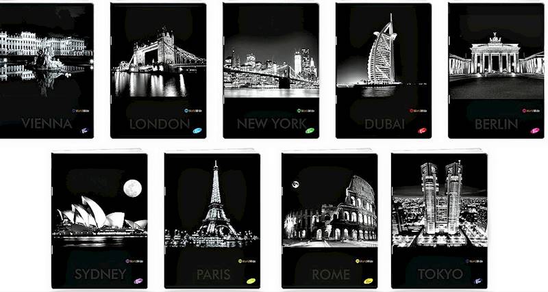 Zeszyt 80 A5 linia Cities by night MiP