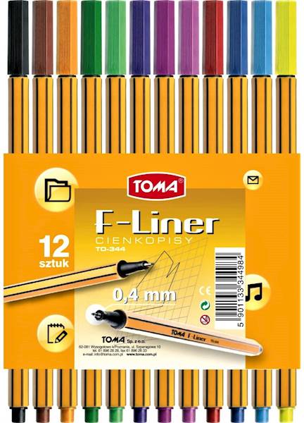 Cienkopisy 12k. TOMA