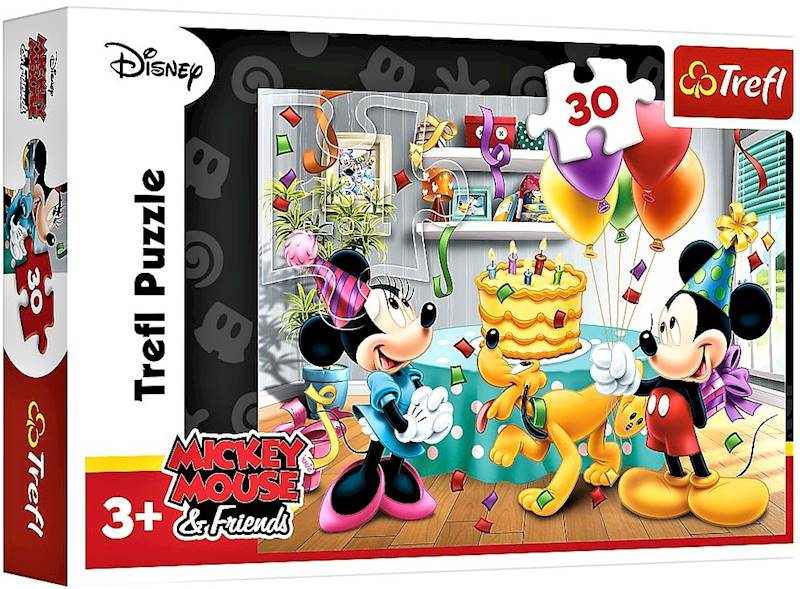 Puzzle 30 Tort Urodzinowy Disney Trefl