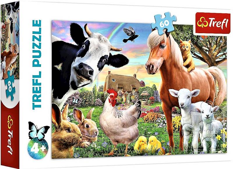 Puzzle 60 Wesoła Farma Trefl