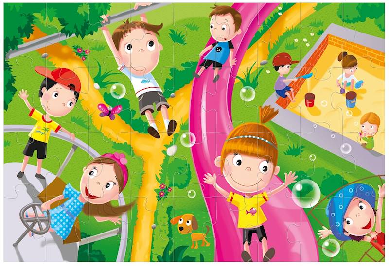 Puzzle 36el. Plac Zabaw Multigra