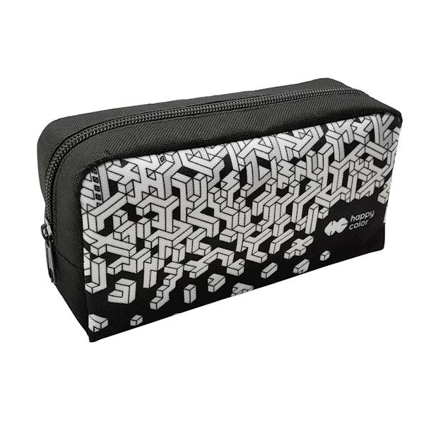 Piórnik saszetka 1z. Happy Color czarny Just 3