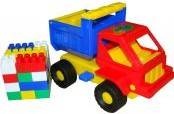 Samochód wywrotka Kuzia+klocki 18el. Polesie