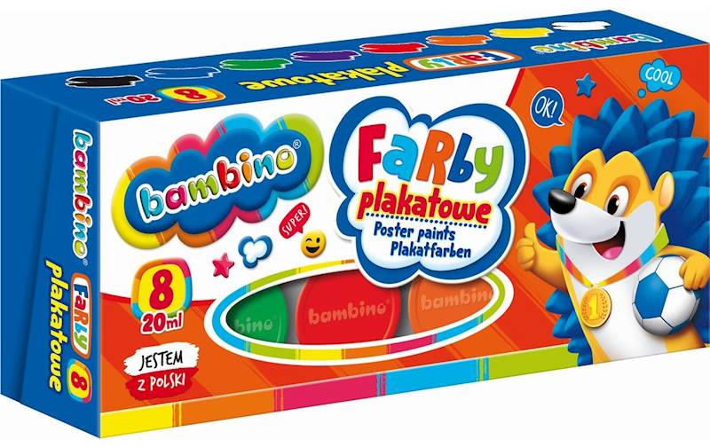 Farby plakatowe 8k. Bambino