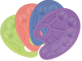 Paletka do farb Bambino pastelowa