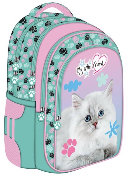 Plecak 4-komorowy BPL58 Pastel Cat ST.RIGHT
