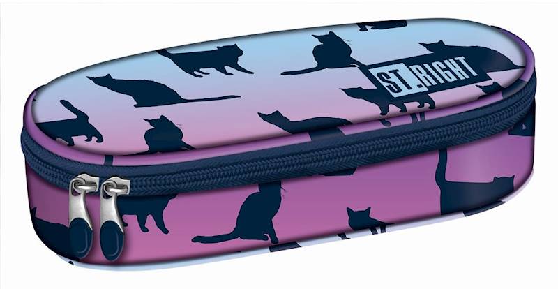 Piórnik saszetka PC1 Night Cat St.Majewski