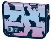 Piórnik 2kl. bez wyposażenia Night Cat ST.RIGHT