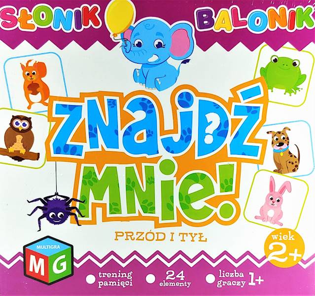 Gra Słonik Balonik Znajdź mnie Multigra