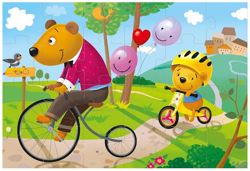 Puzzle 24el. Rowery  Multigra