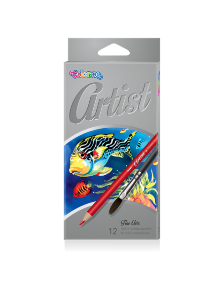 Kredki 12k. akwarelowe Colorino Artist