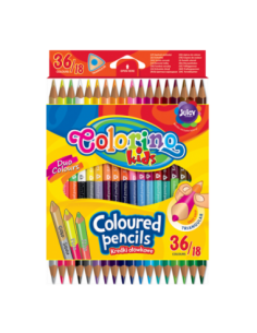 Kredki 18k./36k. Colorino Juicy dwustronne