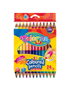 Kredki 12k./24k. Jumbo Colorino Kids trójkątne