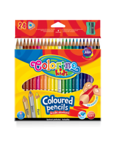 Kredki 24k. Colorino zł.sr.fluor+ temp.