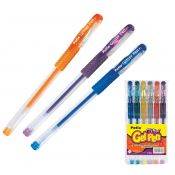 Długopisy żelowe brokatowe 6k. Patio