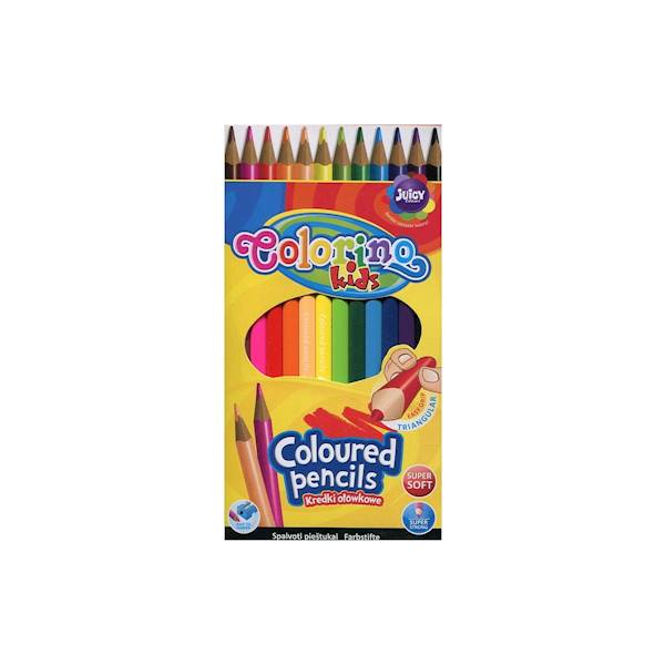 Kredki 12k. trójkątne Colorino